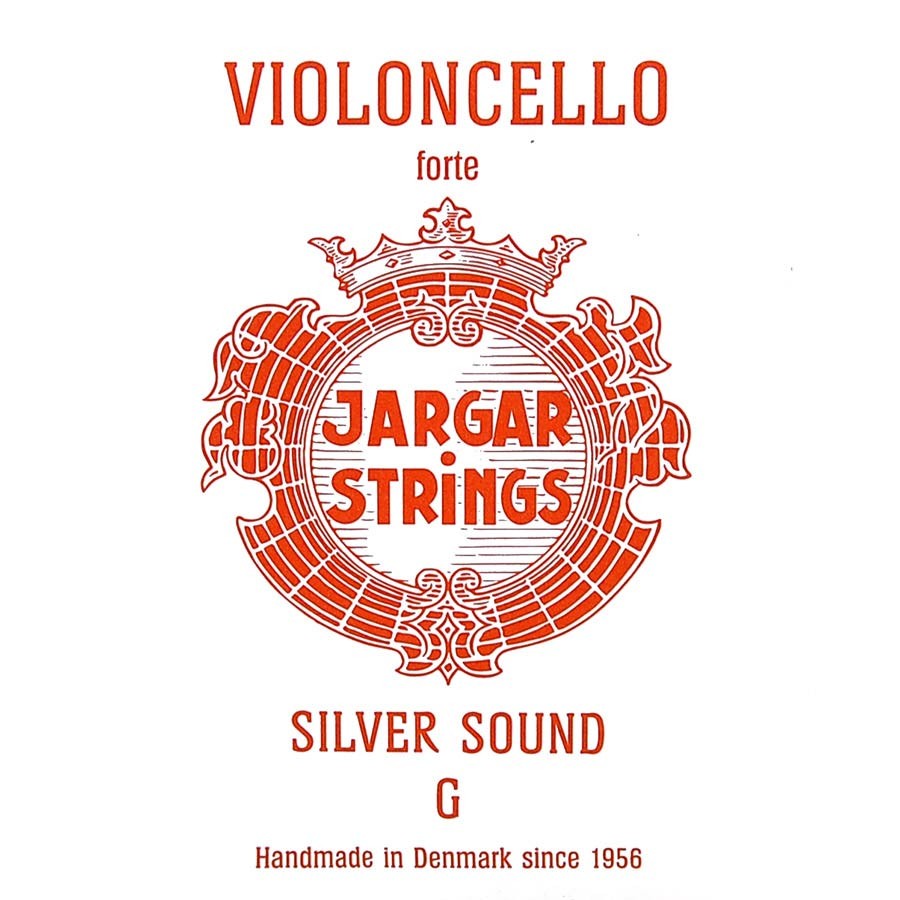 JARGAR 3rd G - Corda singola per violoncello, tensione alta, argento