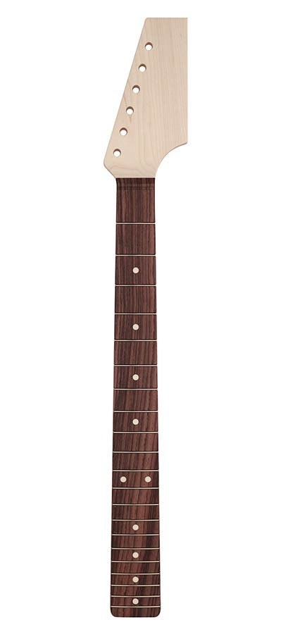 BOSTON Manico per chitarra elettrica TE, moderno, acero/palissandro, 21 tasti, radius 9,5''