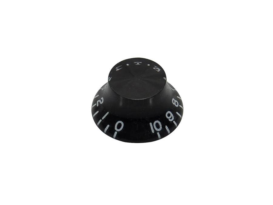 BOSTON Bell knob, transparent black, lefty