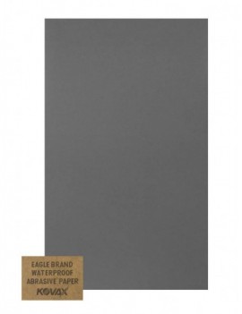 KOVAX Carta abrasiva 2000 grit, impermeabile, 228x140mm, 10pz