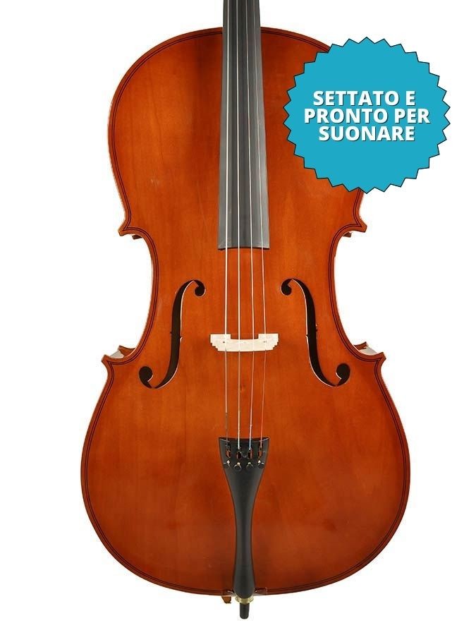 LEONARDO Set violoncello 1/8 settato e pronto per suonare