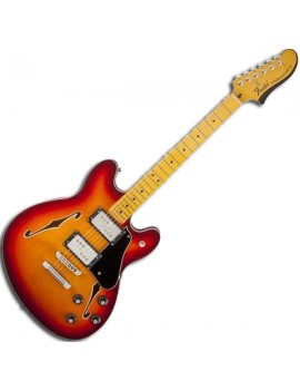 Fender Starcaster®, Maple Fingerboard, Aged Cherry Burst