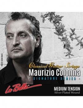 LA BELLA La Bella Maurizio Colonna | Muta di corde per chitarra classica MC1000M Tensione: Media