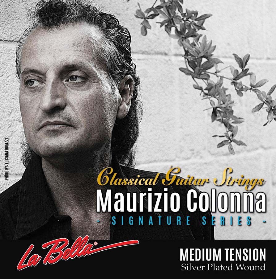 LA BELLA La Bella Maurizio Colonna | Muta di corde per chitarra classica MC1000M Tensione: Media