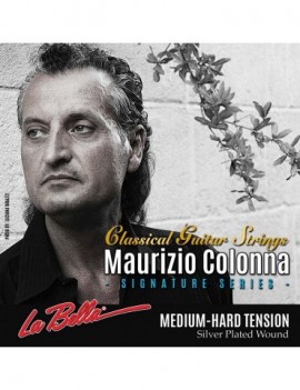 LA BELLA La Bella Maurizio Colonna | Muta di corde per chitarra classica MC1000MH Tensione: Medio alta