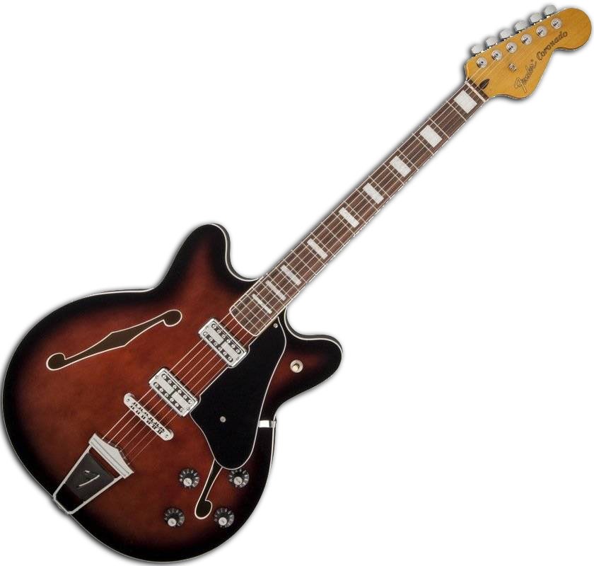 Fender Coronado, Rosewood Fingerboard, Black Cherry Burst