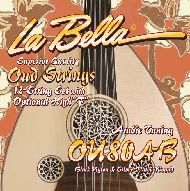 LA BELLA La Bella OU80A-B | Muta di corde per oud arabo OU80A-B