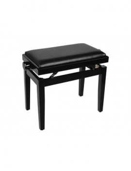 BOSTON Panchetta per pianoforte (55,5x32,5x48-56cm), nera