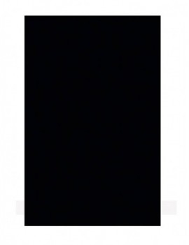 BOSTON Foglio per battipenna, 1 strato, 45x29cm, black mat