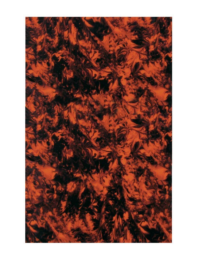 BOSTON Foglio per battipenna, 3 strati, 45x29cm, marble orange