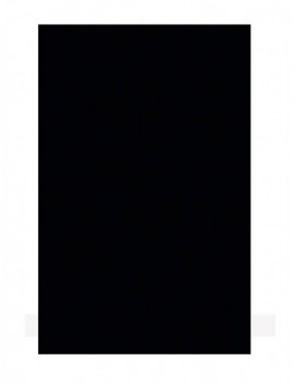 BOSTON Foglio per battipenna, 4 strati, 45x29cm, black