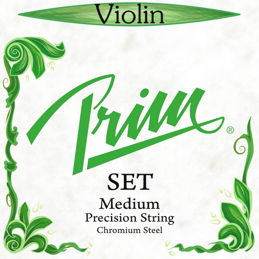 PRIM Muta di corde per violino 4/4, tensione media, acciaio cromato