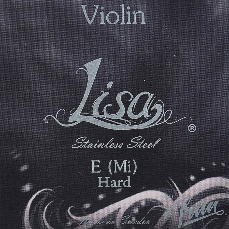 PRIM 1st E - Corda singola per violino 4/4, tensione alta, pallino rimovibile, acciaio inossidabile