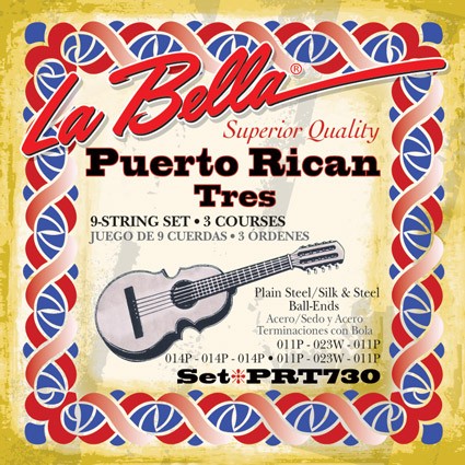 LA BELLA La Bella PRT730 | Muta di corde per tres puertoricano PRT730
