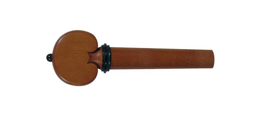TELLER Pirolo per violino 4/4, Heart, boxwood, medium, 9,2mm, pallino nero e anello