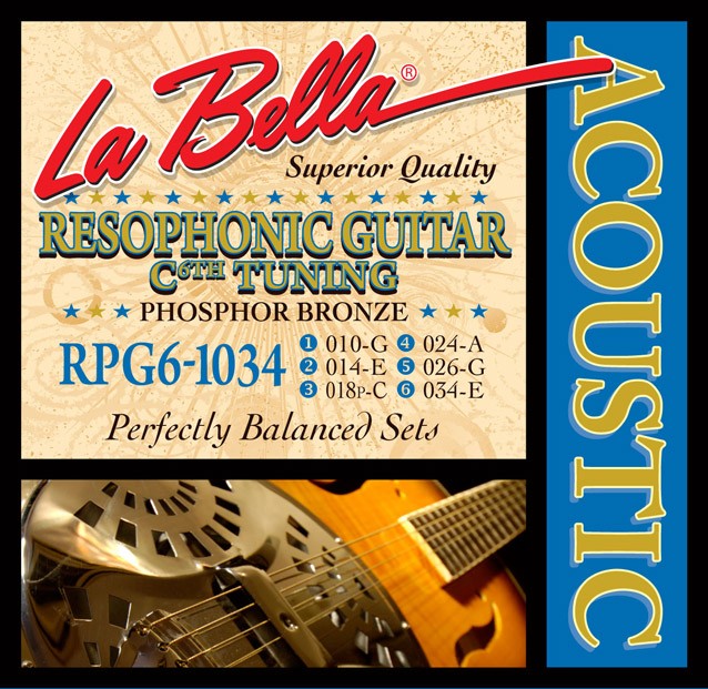 LABELLA Muta per chitarra resofonica, 010-034