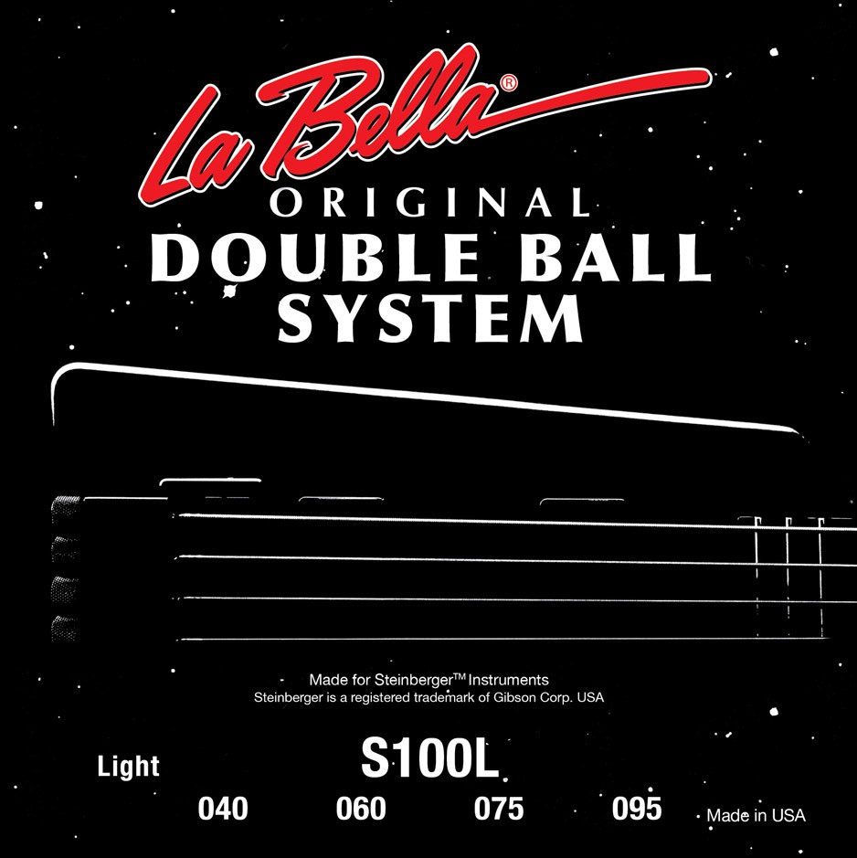 LA BELLA La Bella Double Ball System | Muta di corde per basso 4 corde headless