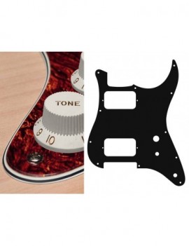 BOSTON Battipenna per chitarra elettrica ST, HH, 2 pot holes, toggle switch, 4 strati, tortoise medium