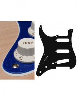 BOSTON Battipenna per chitarra elettrica ST, standard, SSS, 3 pot holes, 3-5 switch, lefthanded, 2 strati
