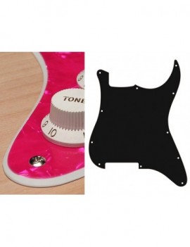 BOSTON Battipenna per chitarra elettrica ST, no holes (only screw holes), 2 strati, pearl pink