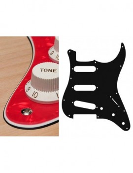 BOSTON Battipenna per chitarra elettrica ST, standard, SSS, 3 pot holes, 3-5 switch, 3 strati, pearl red