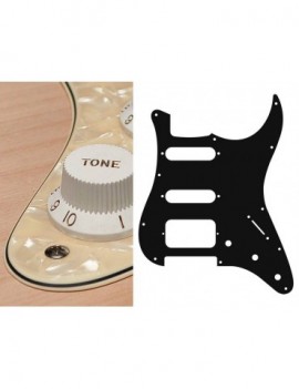 BOSTON Battipenna per chitarra elettrica ST, SSH, 3 pot holes, 3-5 switch, 3 strati, pearl cream