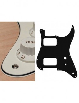 BOSTON Battipenna per chitarra elettrica ST, HH, 2 pot holes, toggle switch, 3 strati, vintage white
