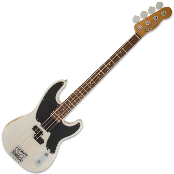 Mike Dirnt Road Worn® Precision Bass® Rosewood Fingerboard,White Blonde