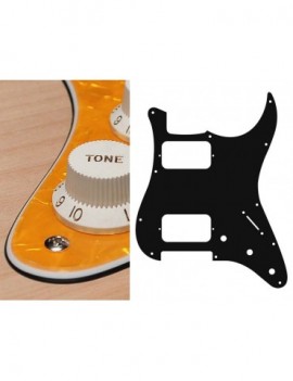 BOSTON Battipenna per chitarra elettrica ST, HH, 3 pot holes, 3-5 switch, 3 strati, pearl yellow