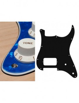 BOSTON Battipenna per chitarra elettrica ST, H, 2 pot holes, 3 strati, pearl blue