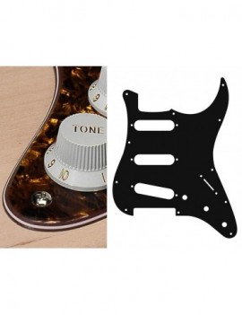 BOSTON Battipenna per chitarra elettrica ST, standard, SSS, 3 pot holes, 3-5 switch, 4 strati, tortoise brown pearl