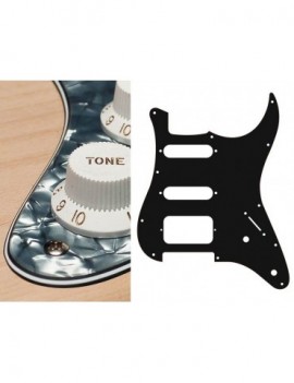 BOSTON Battipenna per chitarra elettrica ST, SSH, 2 pot holes, 3-5 switch, 4 strati, pearl black