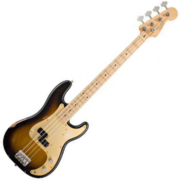 Road Worn® ‘50s Precision Bass® Maple Fingerboard, 2-ColorSunburst