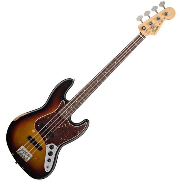 Road Worn® ‘60s Jazz Bass® Rosewood Fingerboard, 3-ColorSunburst