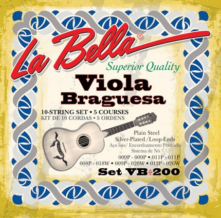 LA BELLA La Bella VB200 | Muta di corde per viola braguesa VB200