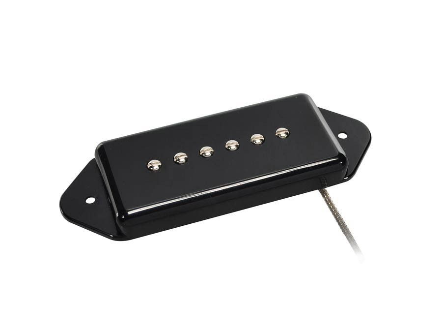 BOSTON Pickup single coil per chitarra elettrica, 8.0K neck, nero