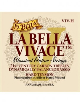 LA BELLA La Bella Vivace | Muta di corde per chitarra classica VIV-H Tensione: Alta