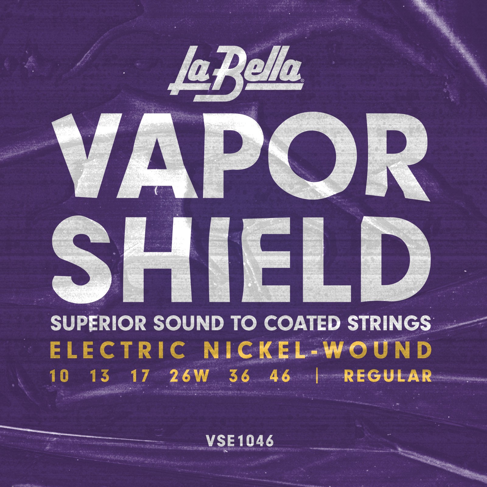 LA BELLA La Bella Vapor Shield | Muta di corde per chitarra elettrica - packaging borsa VSE1046-BORSA Scalatura: