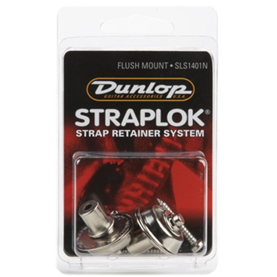 DUNLOP SLS1401N Straplok Flush Mount Strap Retainer System, Nickel