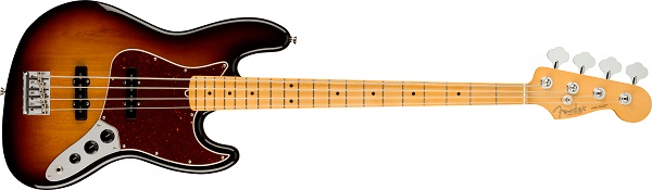 American Professional II Jazz Bass®, Maple Fingerboard, 3-Color Sunburst