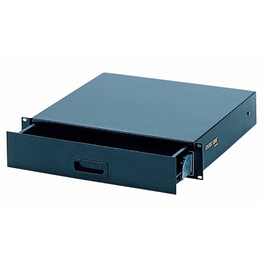QUIK LOK RS/670 Cassetto rack 2 unità con sistema di sbloccaggio/bloccaggio