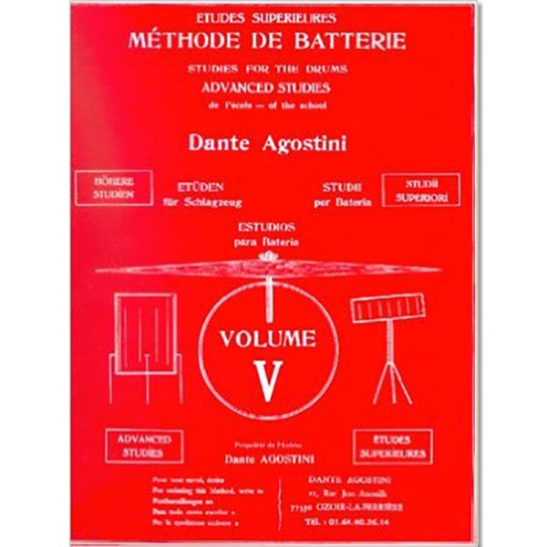 Dante Agostini Méthode de Batterie - Volume 5