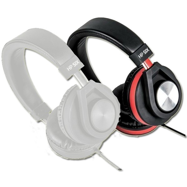 GEWA Headphones black/red HP Six