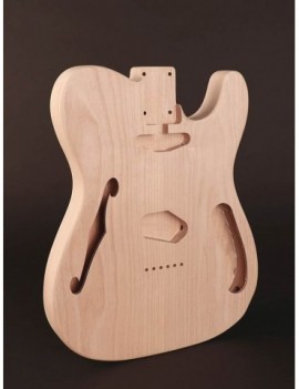 BOSTON Corpo per chitarra elettrica TLHT, hollow thinline, vintage, frassino in due pezzi