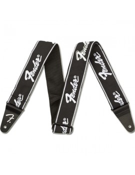 Fender® Running Logo Strap, Black, TRACOLLA