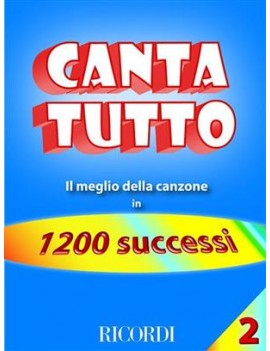 Cantatutto Vol. 2Il Meglio Della Canzone In 1200 Successi