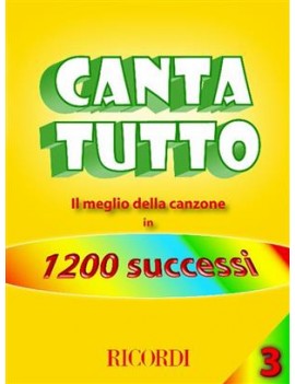 Cantatutto vol.3Il Meglio Della Canzone In 1200 Successi