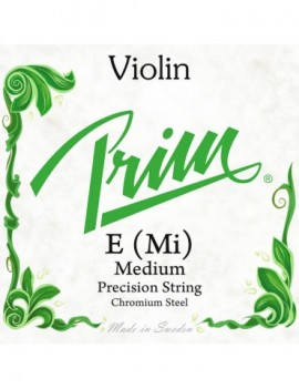 PRIM 1st E - Corda singola per violino 4/4, tensione media, acciaio cromato