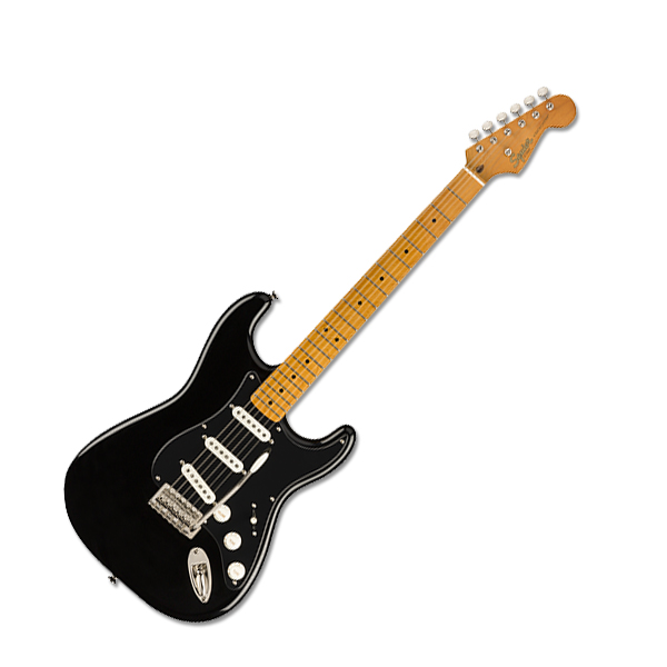 Classic Vibe \'50s Stratocaster Maple Fingerboard Black with Black Pickguard