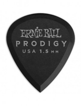 ERNIE BALL 9200 Plettri Prodigy Mini Black 1,5 mm Busta da 6